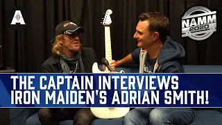 The Captain Meets Iron Maiden's Adrian Smith! - NAMM 2020