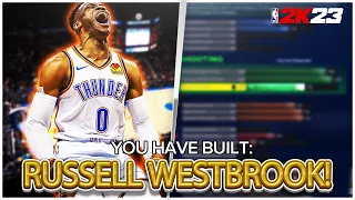 The Best PRIME RUSSELL WESTBROOK BUILD in NBA 2K23 Will BREAK NBA 2K23... - MOST OVERPOWERED GUARD!