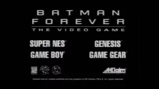 SNES/Genesis/Game Boy/Game Gear - Batman Forever from Acclaim coming Sept  7th 1995