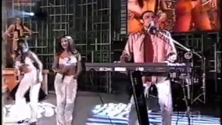 Simone e  Simara e Frank Aguiar -  Domingão do Faustão 1999