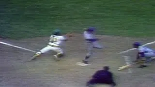 1973 WS Gm2: Mets argue after Harrelson out at home