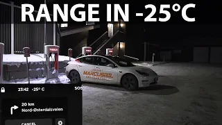 2021 Tesla Model 3 cold weather testing part 1