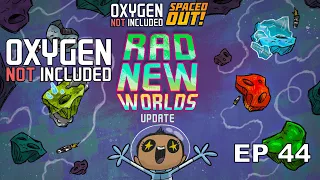 Oxygen Not Included Spaced Out Rad New Worlds Flipped Asteroid Ep 44 Testing multi volcano cooling