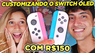 Como CUSTOMIZAR o Nintendo Switch BARATINHO! | Controles, proteção, case e mais #NintendoBarato