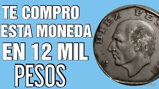 SE PAGAN 12 Mil pesos POR Moneda de $10 pesos Hidalgo Tuerca.