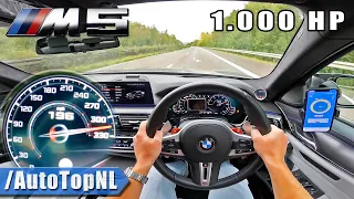 1000HP BMW M5 F90 *315KMH* on AUTOBAHN [NO SPEED LIMIT] by AutoTopNL