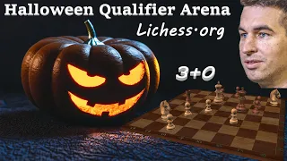 [RU] АНДРЕЙКИН в 🎃 Halloween Qualifier Arena 3+0 на Lichess.org ♟+Торги и матч с СЕРГЕЕМ ЖИГАЛКО!🤜🥴