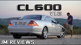 😱 Mercedes CL600 (C215) 2001 - UM V12, UM V12... Já Disse? UM V12 😳 - JM REVIEWS 2023