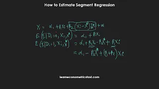 How to Estimate Piecewise Regression