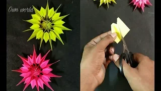 Easy Paper Star for Christmas - How to make an easy paper snowflake