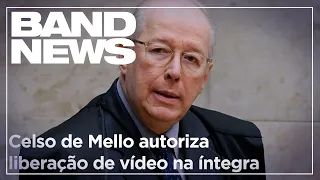 Celso de Mello autoriza liberação de vídeo com Bolsonaro na íntegra