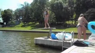 Young girl swimming accident For FAIL Compilation 2013 ПРИКОЛЫ 2013 18+ HD+ Viral video