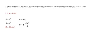 Pripreme za završni ispit iz matematike 2020 - zadatak 261 | Math Helper