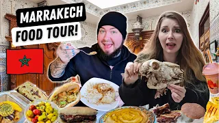 10 AMAZING Moroccan STREET FOODS you MUST try in MARRAKECH 🇲🇦 - DIY Food tour