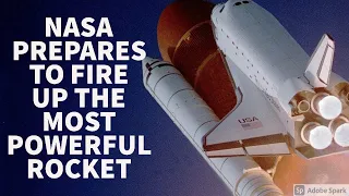 NASA Hot Fire Engine Test SLS