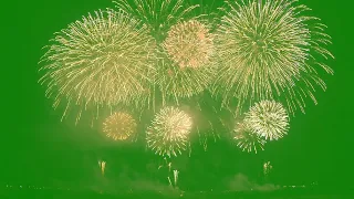 Fireworks Green Screen Animation Effect Chromakey Overlay Футаж Фейерверк 7 Эффект хромакей