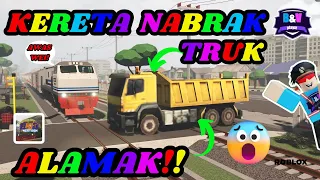 KERETA NABRAK TRUK ALAMAK!! 😱😱