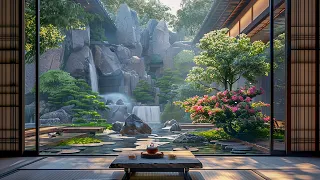 Meditation Ambience: Flowing Stream Sound, Birdsong and Natural Air | Heal Stress, Recharge, Unwind