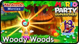 Mario Party Superstars: Woody Woods (4 players, Wario VS Rosalina VS Donkey Kong VS Waluigi)