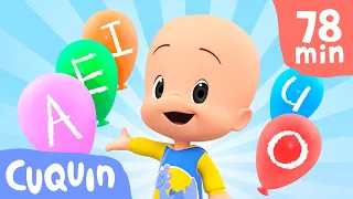 Balloons with owels and more educational videos for kids with Cuquin