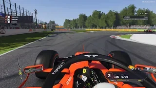 F1 2019 - 25% Race at Monza + Formation Lap [4K 60FPS]