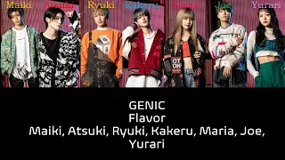 GENIC - Flavor (Color Coded Kan/Rom/Eng Lyrics)