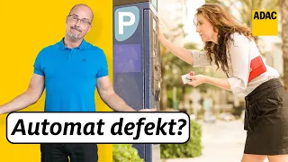 Defekter Parkscheinautomat: Kann ich jetzt umsonst parken? | ADAC | Recht? Logisch!