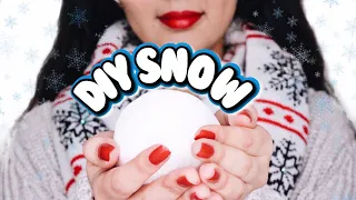 DIY FAKE SNOW! 2 EASY AND CHEAP RECIPES! | DIYholic