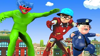 Good Nick IronMan Became Hero Protect Police vs City - Scary Teacher 3D Police Brave Fun Animation