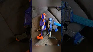 nerf mod with hercules 12v and worker dart conversion and wheel setup