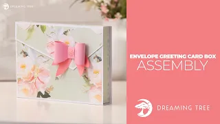 SVG File - Envelope Greeting Card Box - Assembly Tutorial (Cricut, Silhouette, ScanNCut)