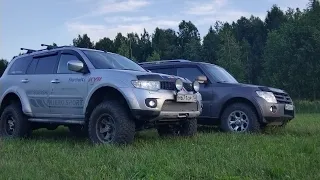 Pajero sport 2 & Pajero 4. Рыбалка, offroad, всего по маленьку)