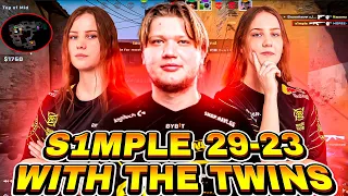 s1mple (29-23) plays with NIP Twin girls Inferno POV | June 27, 2023