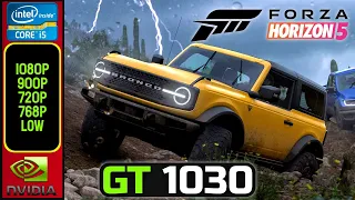 Forza Horizon 5 ► GT 1030 | 1080P, 900P, 720P, 1024x768 | Low