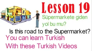 Learn Turkish Through Turkish Lesson 19 - Directions (Part 3)