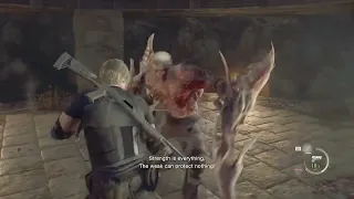 Resident Evil 4 Remake -krauser Boss Fight Gameplay
