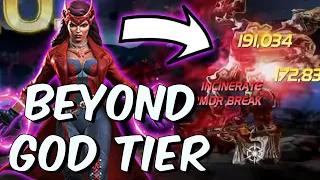 THIS SHOULD BE ILLEGAL - SCARLET WITCH SIGIL IS BEYOND GOD TIER?!?! - Marvel Contest of Champions