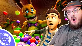 [FNAF/SFM] Into the Pit ▶ FAZBEAR FRIGHTS SONG (BOOK 1) By Kyle Allen Music FNAF REACTION!!!