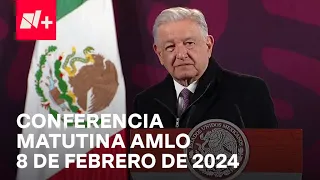 Conferencia mañanera AMLO hoy / 8 de febrero de 2024