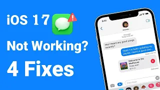 🔥[2024 Tutorial Guide] 🤩4 solutions! How to Fix iMessage Not Working in iOS 17?