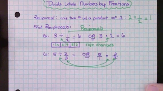 6.NS.1- Divide Whole Numbers by Fractions