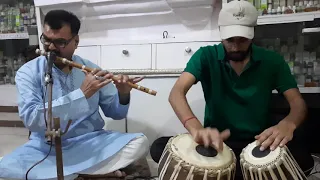 AAJA TUJHKO PUKARE MERE GEET RE | FLUTE AND TABLA INSTRUMENT COVER SONG|
