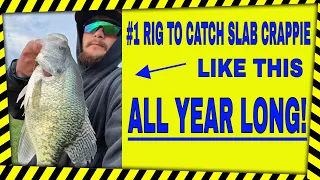 #1 CRAPPIE FISHING Rig to Catch SLABS ALL YEAR!