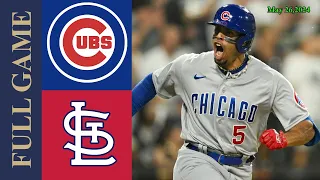 Cubs Vs. Cardinals Full Game Highlights 05/26/24 | MLB Highlights  |2024 MLB Season