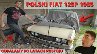FIAT 125p - ODPALAMY PO KILKU LATACH POSTOJU - Egzemplarz z garażu