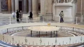 Pendolo di Foucault al Pantheon di Parigi - The Foucault pendulum - Pendule de Foucault