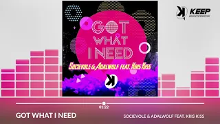 Socievole & Adalwolf feat. Kris Kiss - Got What I Need [Official]