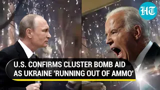 Biden Admits Russian Blitz Burnt Western Weapons; 'Sending Cluster Bombs Because...' | Watch