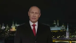 С Новым Годом! (новогоднее обращение 2000-2022). Putin says "Happy New Year" from 2000 to 2022