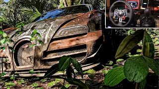 Rebuilding Bugatti Veyron  - Forza Horizon 5 | Logitech g29 Gameplay